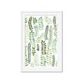 Picture of Watercolor Greens II _GroupedProduct_Rectangle_Portrait_Framed_Matted_