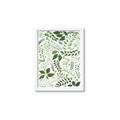 Picture of Watercolor Ferns II _GroupedProduct_Rectangle_Portrait_Framed_Matted_