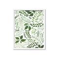 Picture of Watercolor Ferns II _GroupedProduct_Rectangle_Portrait_Framed_Matted_