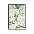Picture of Watercolor Ferns II _GroupedProduct_Rectangle_Portrait_Framed_Matted_
