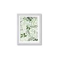 Picture of Watercolor Ferns II _GroupedProduct_Rectangle_Portrait_Framed_Matted_