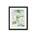 Picture of Watercolor Ferns II _GroupedProduct_Rectangle_Portrait_Framed_Matted_