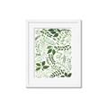 Picture of Watercolor Ferns II _GroupedProduct_Rectangle_Portrait_Framed_Matted_