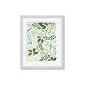 Picture of Watercolor Ferns II _GroupedProduct_Rectangle_Portrait_Framed_Matted_