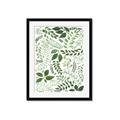 Picture of Watercolor Ferns II _GroupedProduct_Rectangle_Portrait_Framed_Matted_