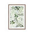 Picture of Watercolor Ferns II _GroupedProduct_Rectangle_Portrait_Framed_Matted_