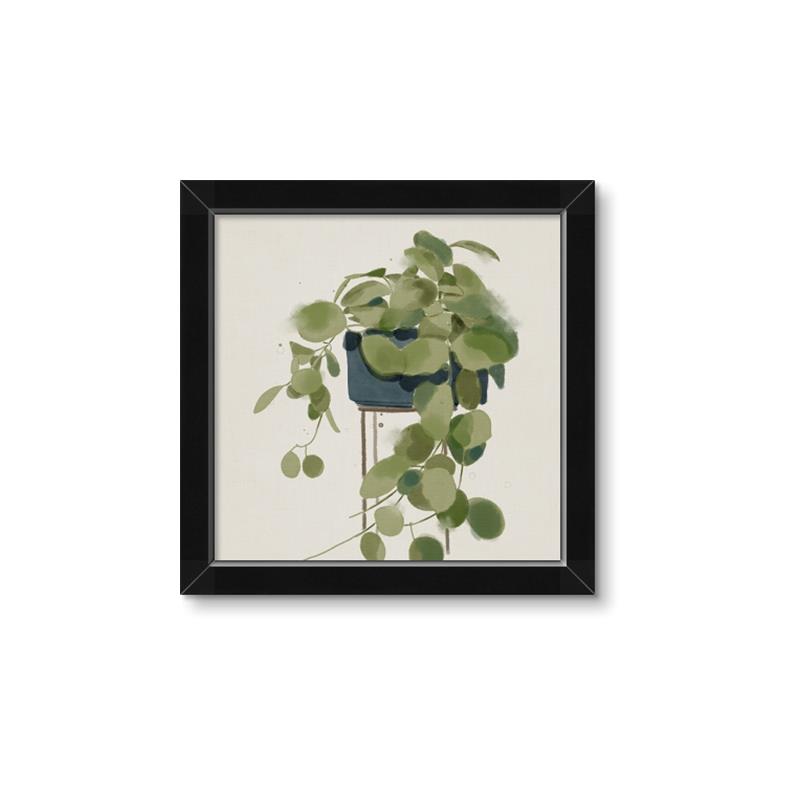 Picture of Plant in Black Pot I _GroupedProduct_Square_Framed_Matted_