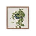 Picture of Plant in Black Pot I _GroupedProduct_Square_Framed_Matted_