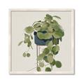 Picture of Plant in Black Pot I _GroupedProduct_Square_Framed_Matted_