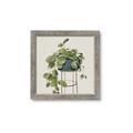 Picture of Plant in Black Pot II _GroupedProduct_Square_Framed_Matted_