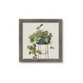 Picture of Plant in Black Pot II _GroupedProduct_Square_Framed_Matted_