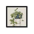 Picture of Plant in Black Pot II _GroupedProduct_Square_Framed_Matted_