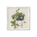 Picture of Plant in Black Pot II _GroupedProduct_Square_Framed_Matted_