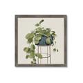 Picture of Plant in Black Pot II _GroupedProduct_Square_Framed_Matted_
