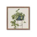 Picture of Plant in Black Pot II _GroupedProduct_Square_Framed_Matted_