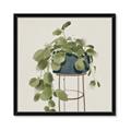 Picture of Plant in Black Pot II _GroupedProduct_Square_Framed_Matted_