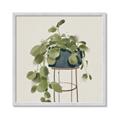 Picture of Plant in Black Pot II _GroupedProduct_Square_Framed_Matted_