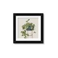 Picture of Plant in Black Pot II _GroupedProduct_Square_Framed_Matted_