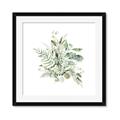 Picture of Botanical Burst II _GroupedProduct_Square_Framed_Matted_