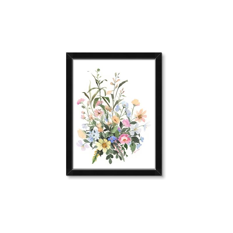 Picture of Wild Flower Bouquet II _GroupedProduct_Rectangle_Portrait_Framed_Matted_