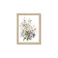 Picture of Wild Flower Bouquet II _GroupedProduct_Rectangle_Portrait_Framed_Matted_