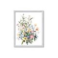 Picture of Wild Flower Bouquet II _GroupedProduct_Rectangle_Portrait_Framed_Matted_
