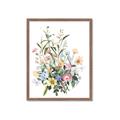 Picture of Wild Flower Bouquet II _GroupedProduct_Rectangle_Portrait_Framed_Matted_