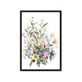 Picture of Wild Flower Bouquet II _GroupedProduct_Rectangle_Portrait_Framed_Matted_