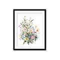 Picture of Wild Flower Bouquet II _GroupedProduct_Rectangle_Portrait_Framed_Matted_