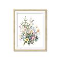 Picture of Wild Flower Bouquet II _GroupedProduct_Rectangle_Portrait_Framed_Matted_