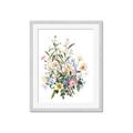 Picture of Wild Flower Bouquet II _GroupedProduct_Rectangle_Portrait_Framed_Matted_