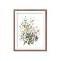 Picture of Wild Flower Bouquet II _GroupedProduct_Rectangle_Portrait_Framed_Matted_