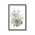 Picture of Wild Flower Bouquet II _GroupedProduct_Rectangle_Portrait_Framed_Matted_
