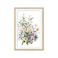 Picture of Wild Flower Bouquet II _GroupedProduct_Rectangle_Portrait_Framed_Matted_