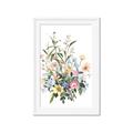Picture of Wild Flower Bouquet II _GroupedProduct_Rectangle_Portrait_Framed_Matted_