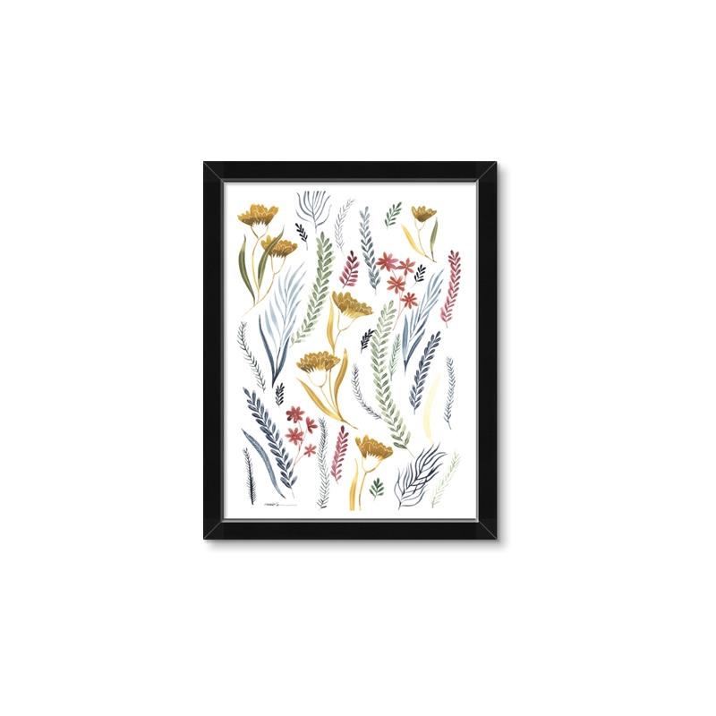 Picture of Ferns & Florals I _GroupedProduct_Rectangle_Portrait_Framed_Matted_