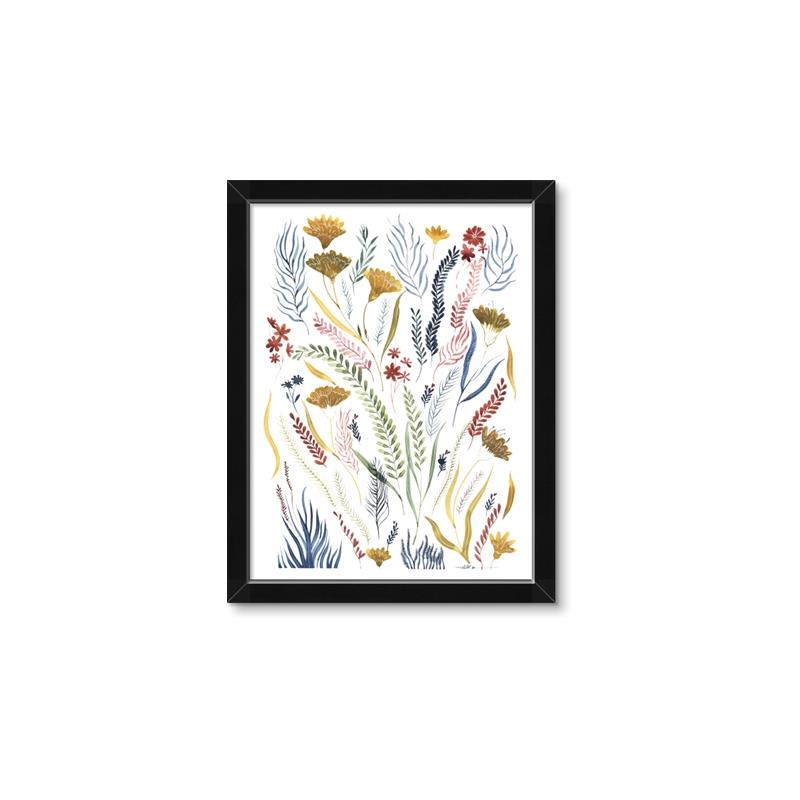 Picture of Ferns & Florals II _GroupedProduct_Rectangle_Portrait_Framed_Matted_