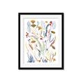 Picture of Ferns & Florals II _GroupedProduct_Rectangle_Portrait_Framed_Matted_