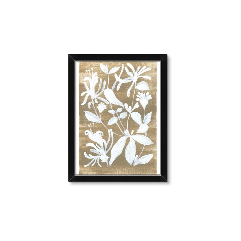 Picture of White Wash Florals I _GroupedProduct_Rectangle_Portrait_Framed_Matted_