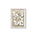 Picture of White Wash Florals I _GroupedProduct_Rectangle_Portrait_Framed_Matted_