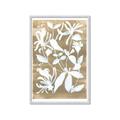 Picture of White Wash Florals I _GroupedProduct_Rectangle_Portrait_Framed_Matted_