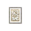 Picture of White Wash Florals I _GroupedProduct_Rectangle_Portrait_Framed_Matted_