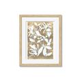 Picture of White Wash Florals I _GroupedProduct_Rectangle_Portrait_Framed_Matted_