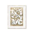 Picture of White Wash Florals I _GroupedProduct_Rectangle_Portrait_Framed_Matted_