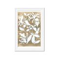 Picture of White Wash Florals I _GroupedProduct_Rectangle_Portrait_Framed_Matted_