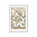 Picture of White Wash Florals I _GroupedProduct_Rectangle_Portrait_Framed_Matted_