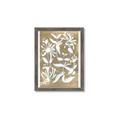 Picture of White Wash Florals II _GroupedProduct_Rectangle_Portrait_Framed_Matted_