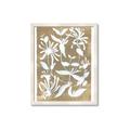 Picture of White Wash Florals II _GroupedProduct_Rectangle_Portrait_Framed_Matted_