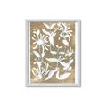 Picture of White Wash Florals II _GroupedProduct_Rectangle_Portrait_Framed_Matted_