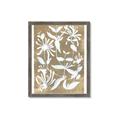 Picture of White Wash Florals II _GroupedProduct_Rectangle_Portrait_Framed_Matted_